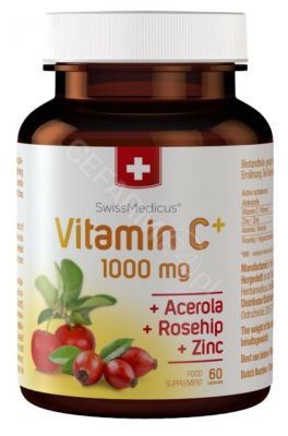 SwissMedicus Vitamin C+ 1000 mg x 60 kaps
