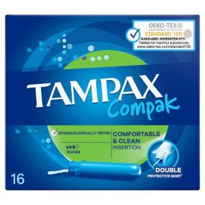 Tampony Tampax Compak Super z aplikatorem x 16 szt