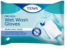 TENA Wet Wash Gloves nawilżane myjki x 8 szt