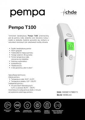 Termometr elektroniczny Pempa T 100 bezdotykowy