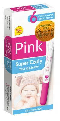 Test ciążowy pink super czuły strumieniowy
