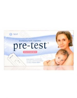 Test ciążowy pre-test płytkowy 1 szt