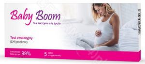 Test owulacyjny Baby Boom paskowy x 5 szt