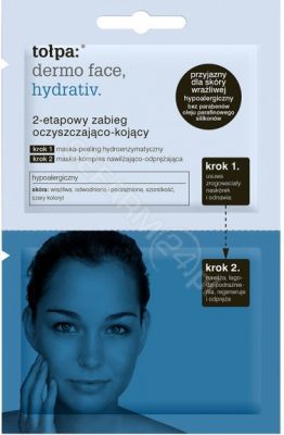 Tołpa dermo face hydrativ 2-etapowy zabieg oczyszczająco-kojący do twarzy 2 x 6 ml