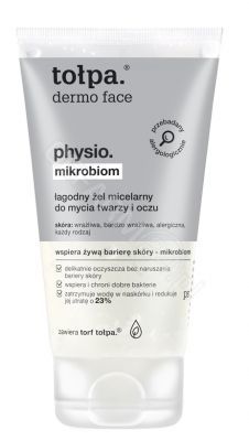 Tołpa dermo face physio mikrobiom łagodny żel micelarny do mycia twarzy i oczu 150 ml