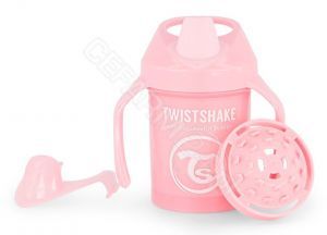 Twistshake kubek niekapek 4m+ 230 ml (różowy)