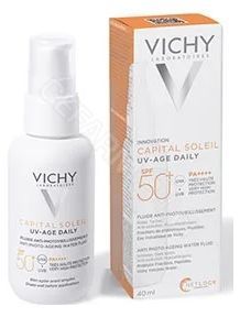Vichy Capital Soleil UV-AGE DAILY fluid przeciw fotostarzeniu się skóry spf50+ 40 ml