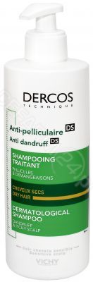 Vichy dercos - szampon przeciwłupieżowy do włosów suchych 390 ml