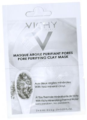 Vichy maska oczyszczająca pory z glinką 2 x 6 ml