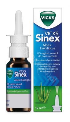 Vicks Sinex aloes i eukaliptus aerozol do nosa 15 ml