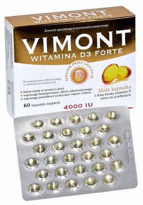 Vimont witamina D3  forte 4000 j.m. x  60 kaps