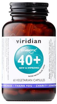 Viridian Flora Bakteryjna Synbiotyk 40+ x 60 kaps