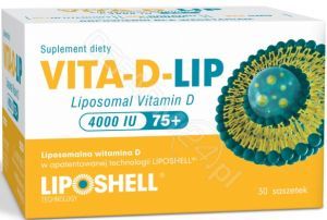 Vita-D-Lip - liposomalna witamina D 4000 IU 75+ x 30 sasz