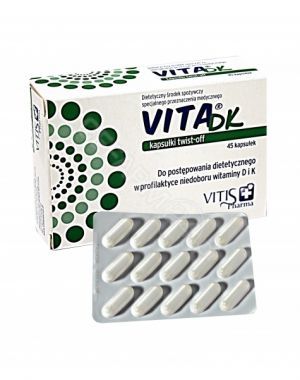 Vita k+d (witaminy k + d dla niemowląt karmionych piersią) x 45 kaps