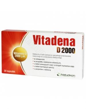 Vitadena D 2000 x 30 kaps