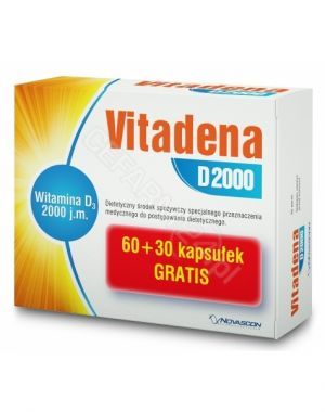 Vitadena D 2000 x 90 kaps (60 +30 kaps GRATIS)