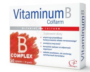 Vitaminum B Colfarm x 50 tabl + 10 tabl