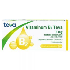 Vitaminum B2 Teva 3 mg x 50 tabl drażowanych