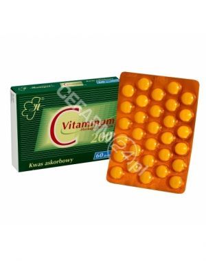 Vitaminum C 200 mg x 60 tabl drażowanych (Herbapol Wrocław)