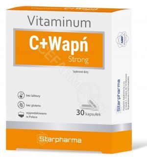 Vitaminum C+Wapń Strong x 30 kaps