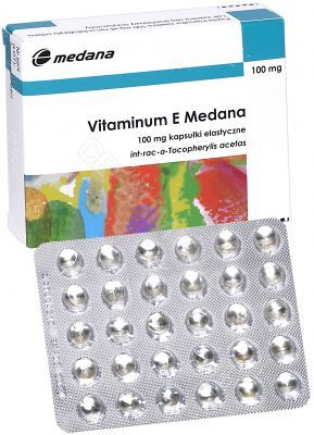 Vitaminum E 100 mg x 30 kaps (Medana)