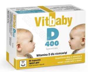 Vitbaby D 400 x 30 kaps twist-off