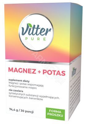 Vitter Pure Magnez + Potas 74,4g  (30 porcji)