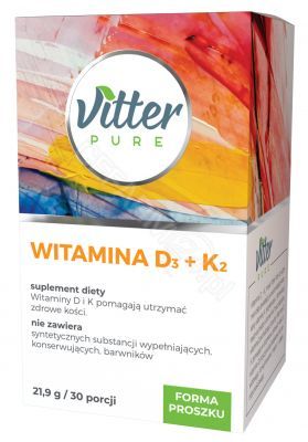 Vitter Pure Witamina D3 + K2  21,9g (30 porcji)