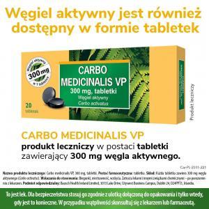 Węgiel leczniczy VP 200 mg x 20 kaps