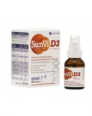 Witamina D3- SunVi D3 2000 spray podjęzykowy 20 ml