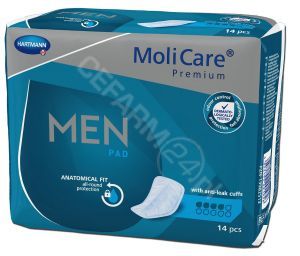 Wkładki anatomiczne MoliCare Premium Men Pad x 14 szt (4 krople)