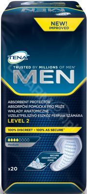 Wkładki anatomiczne TENA men Medium (Level 2)  x 20 szt