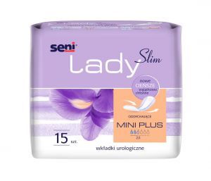 Wkładki urologiczne dla kobiet Seni Lady Slim Mini Plus x 15 szt