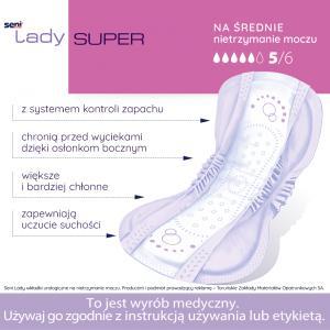 Wkładki urologiczne dla kobiet Seni Lady Super x 15 szt