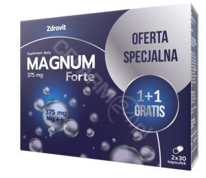 Zdrovit magnum forte 375 mg x 30 kaps + 30 kaps GRATIS !!!