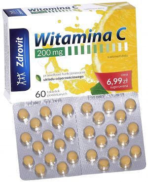 Zdrovit Witamina C 200 mg x 60 tabl