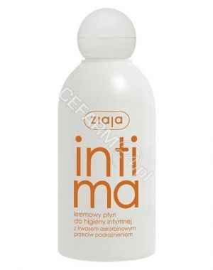 Ziaja intima kremowy płyn do higieny intymnej z kwasem askorbinowym 200 ml