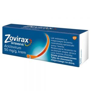 Zovirax intensive 50 mg/g krem 2 g