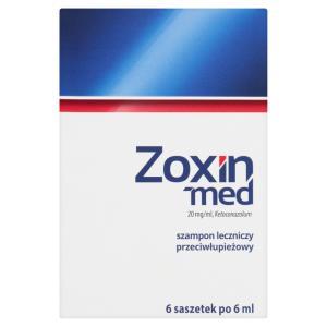 Zoxin-med szampon leczniczy 6 ml x 6 sasz
